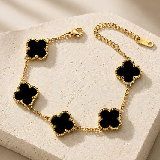 Black Clover Charm Bracelet