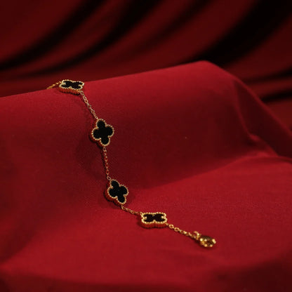 Black Clover Charm Bracelet