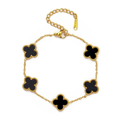 Black Clover Charm Bracelet